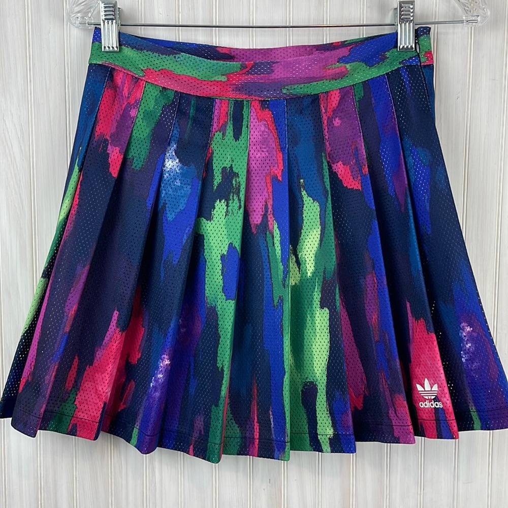 PHARRELL WILLIAMS X ADIDAS MESH PLEATED SKIRT